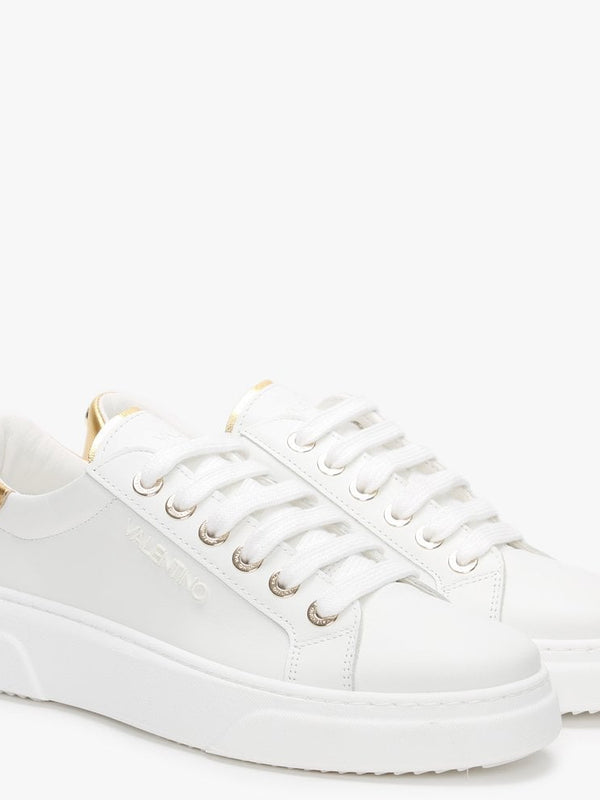Insert White Leather Trainers