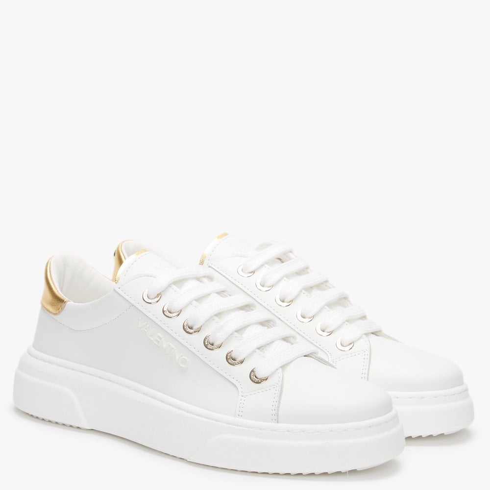 Insert White Leather Trainers
