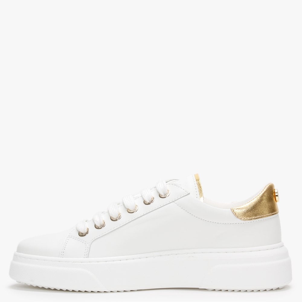 Insert White Leather Trainers