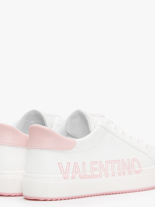 Logo White Leather Trainers