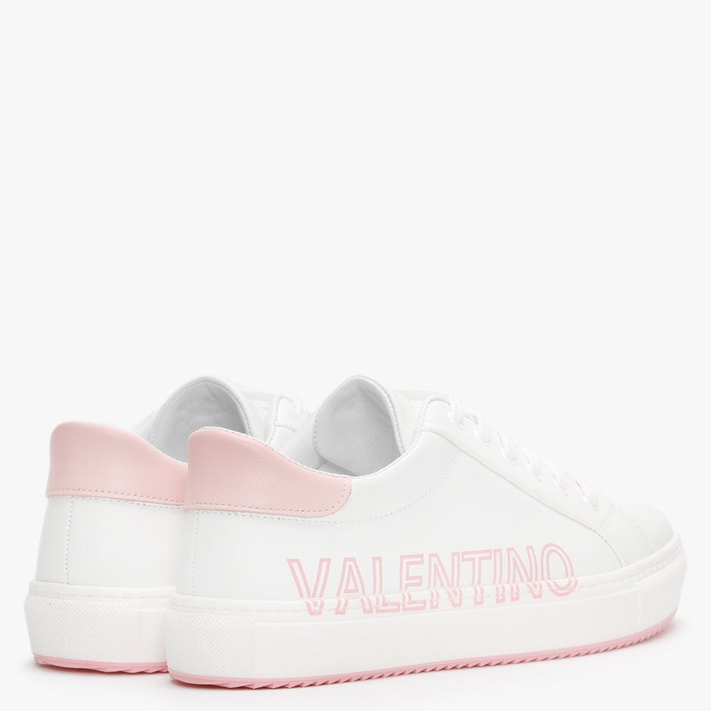 Logo White Leather Trainers