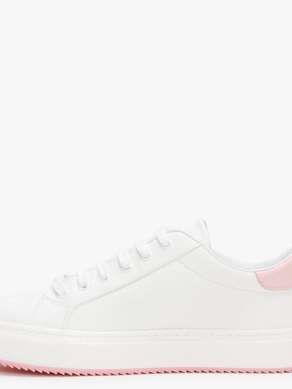 Logo White Leather Trainers