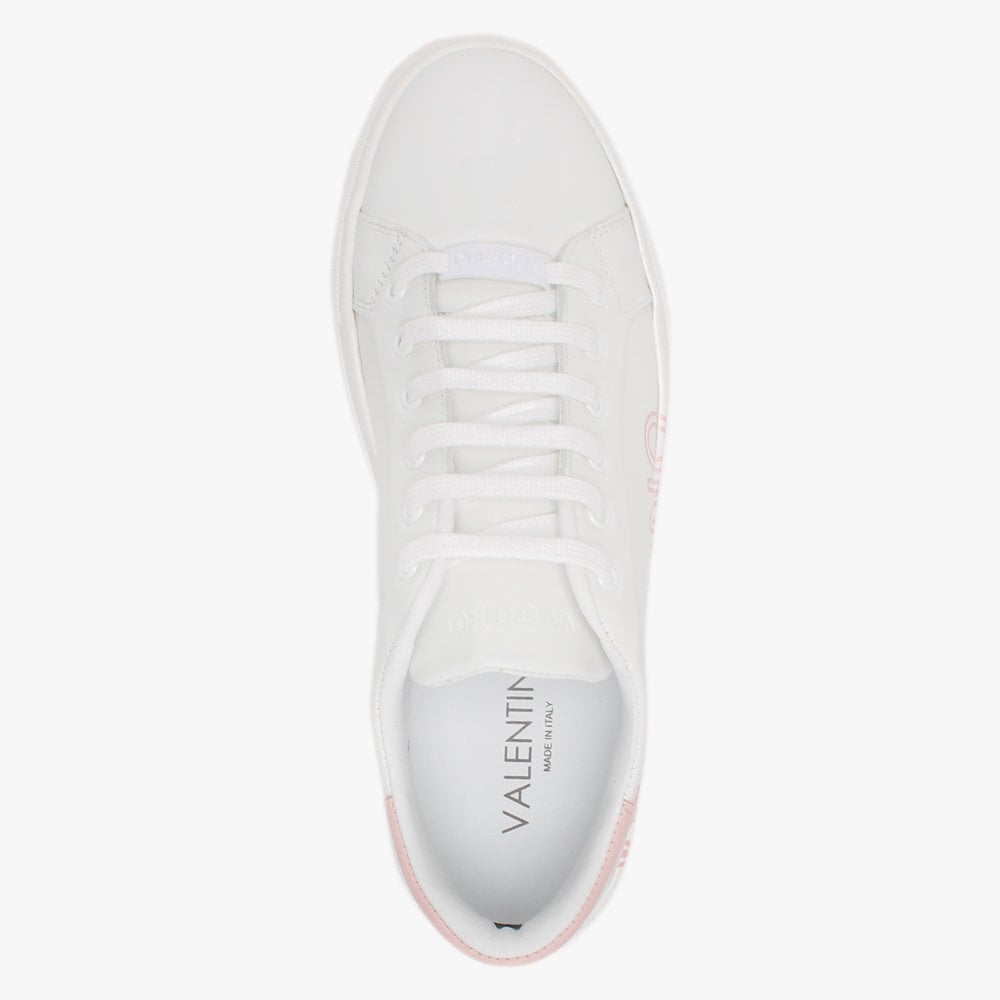 Logo White Leather Trainers