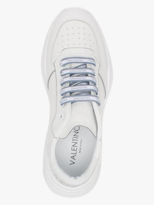 Running White Leather Trainers