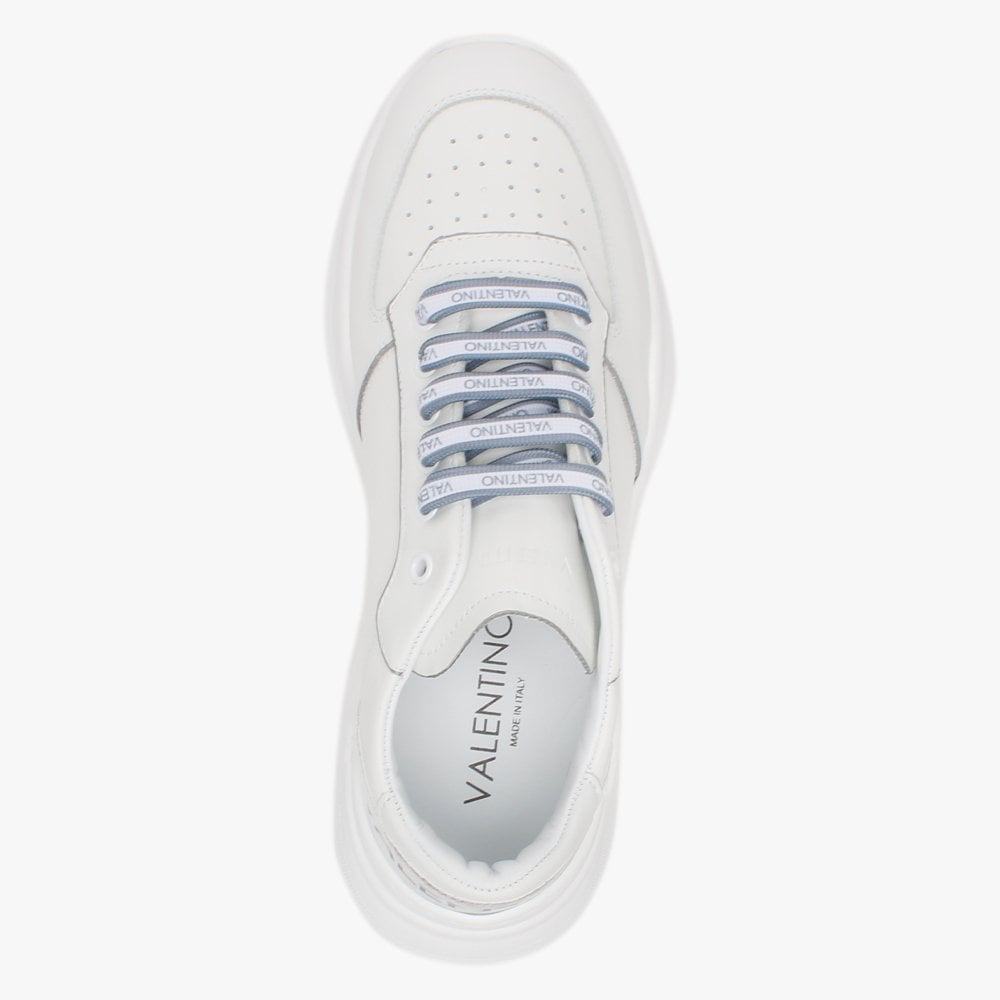 Running White Leather Trainers