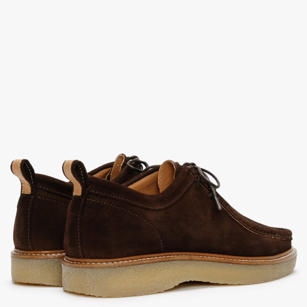 Peak Brown Suede Lace Up Shoes