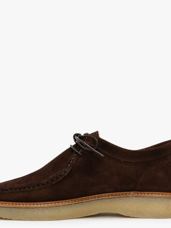Peak Brown Suede Lace Up Shoes
