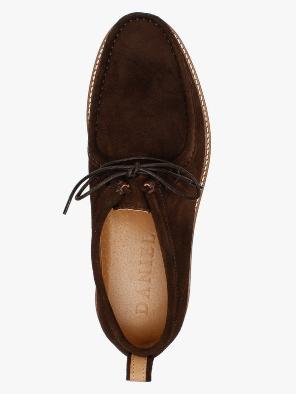 Peak Brown Suede Lace Up Shoes