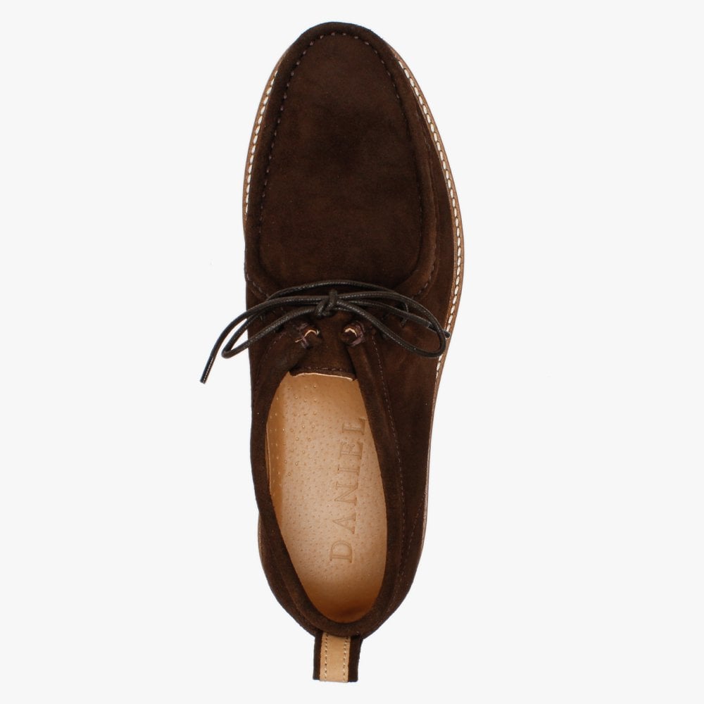 Peak Brown Suede Lace Up Shoes