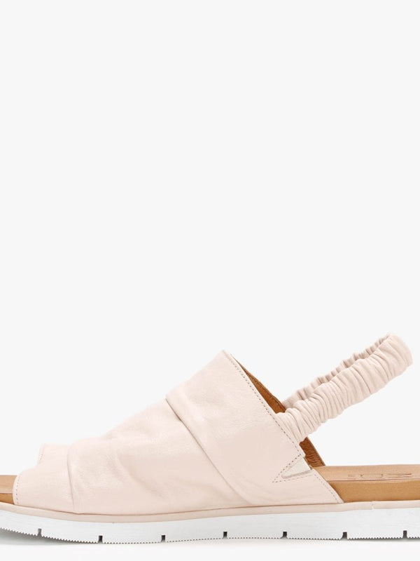 Norah Nude Leather Sling Back Sandals