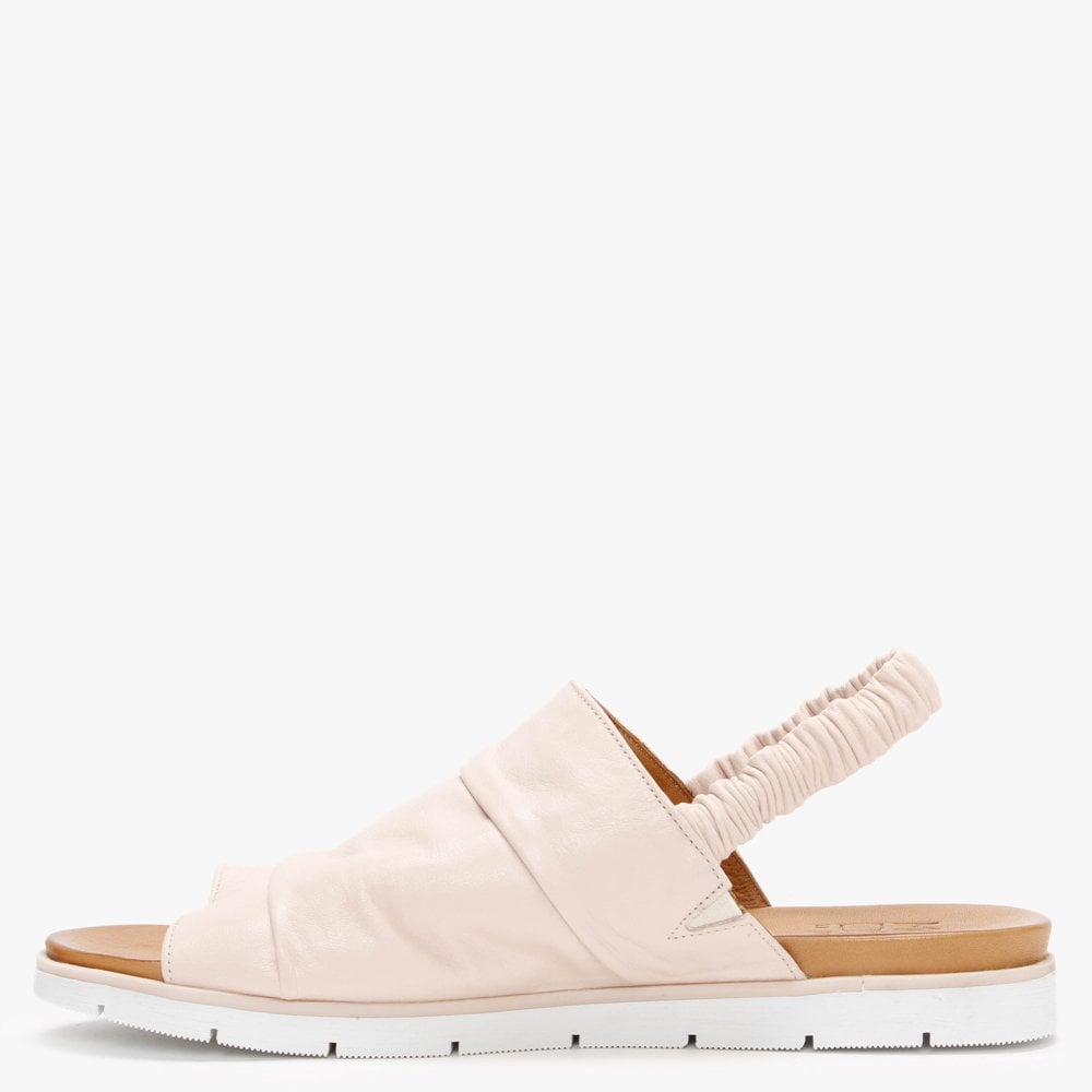 Norah Nude Leather Sling Back Sandals