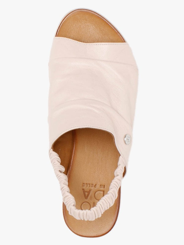 Norah Nude Leather Sling Back Sandals