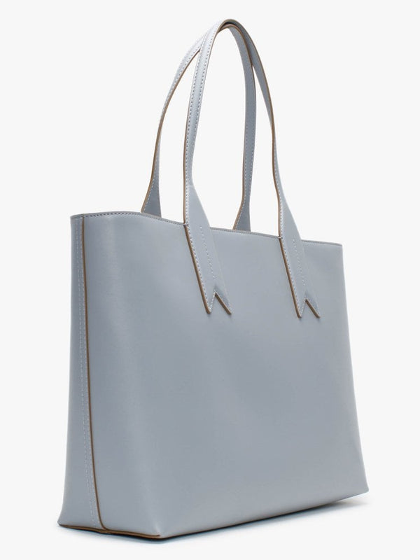 Logo Sky Blue Shopper Bag