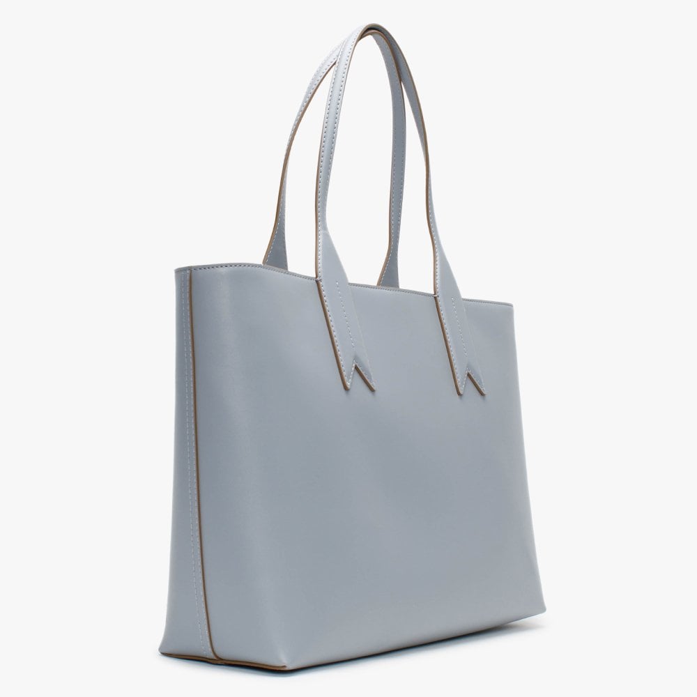 Logo Sky Blue Shopper Bag