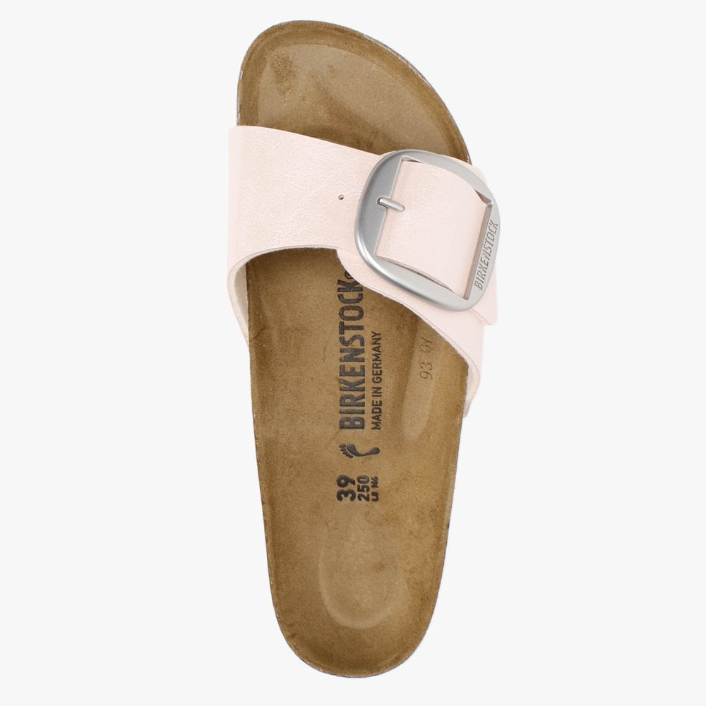 Madrid Big Buckle Graceful Light Rose Birko-Flor Mules