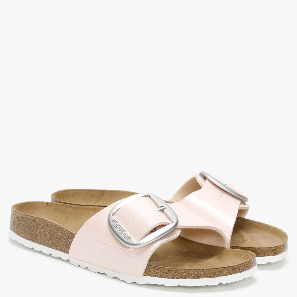 Madrid Big Buckle Graceful Light Rose Birko-Flor Mules