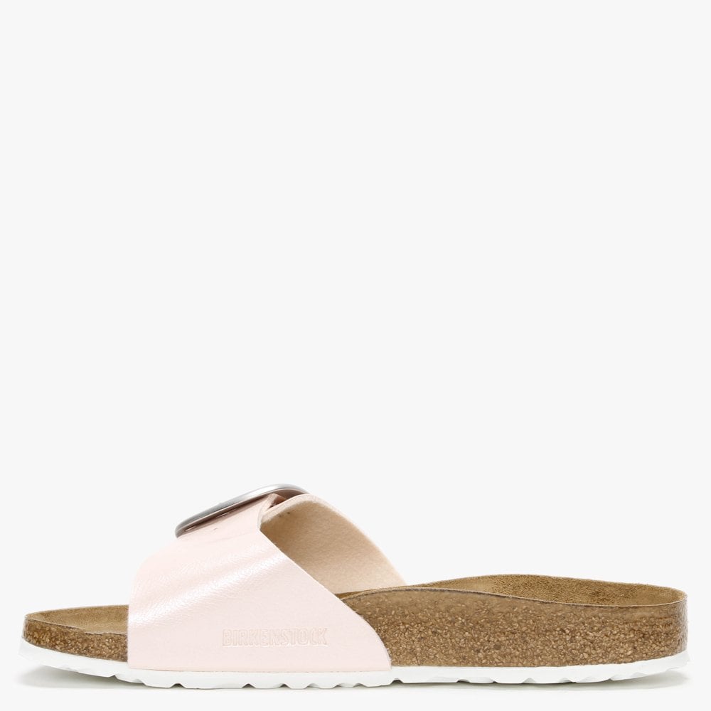 Madrid Big Buckle Graceful Light Rose Birko-Flor Mules