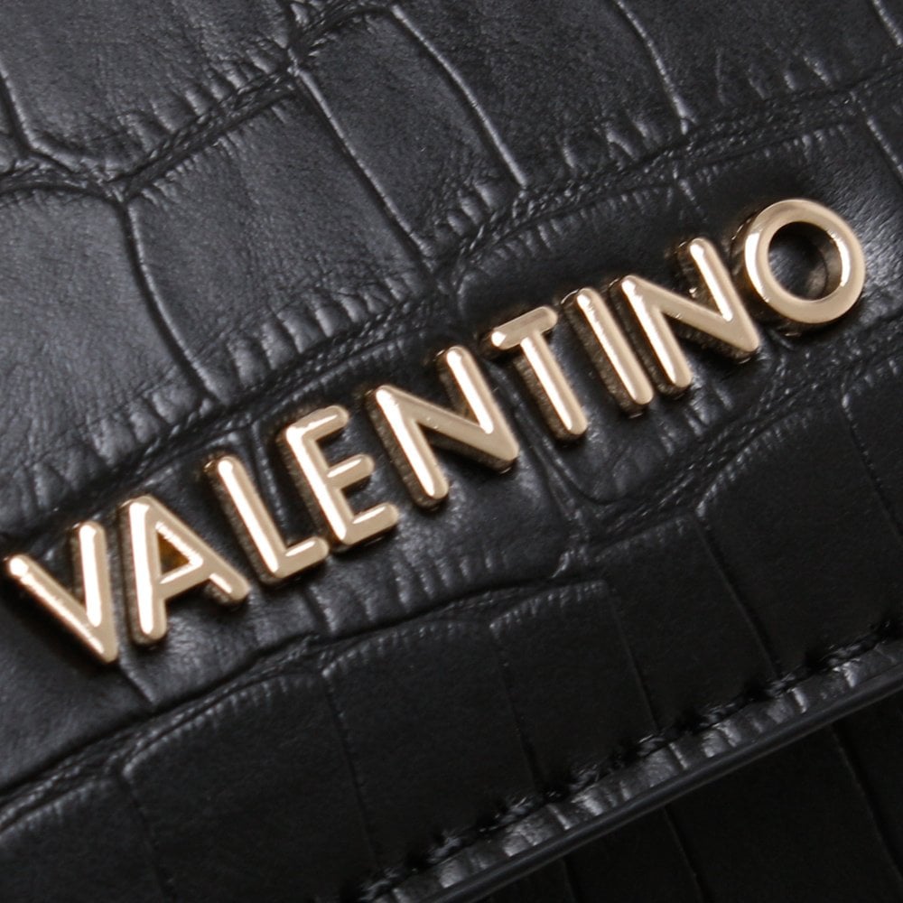 Summer Memento Pebbled Black Satchel Bag