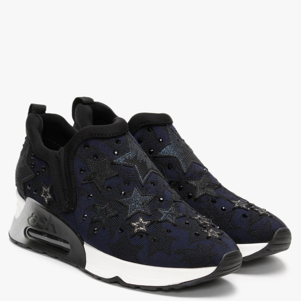 Lifting Star Black & Navy Trainers