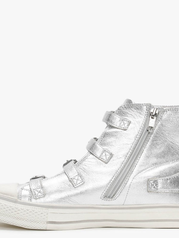 Virgin Bis Goat Metal Moon Leather High Top Trainers