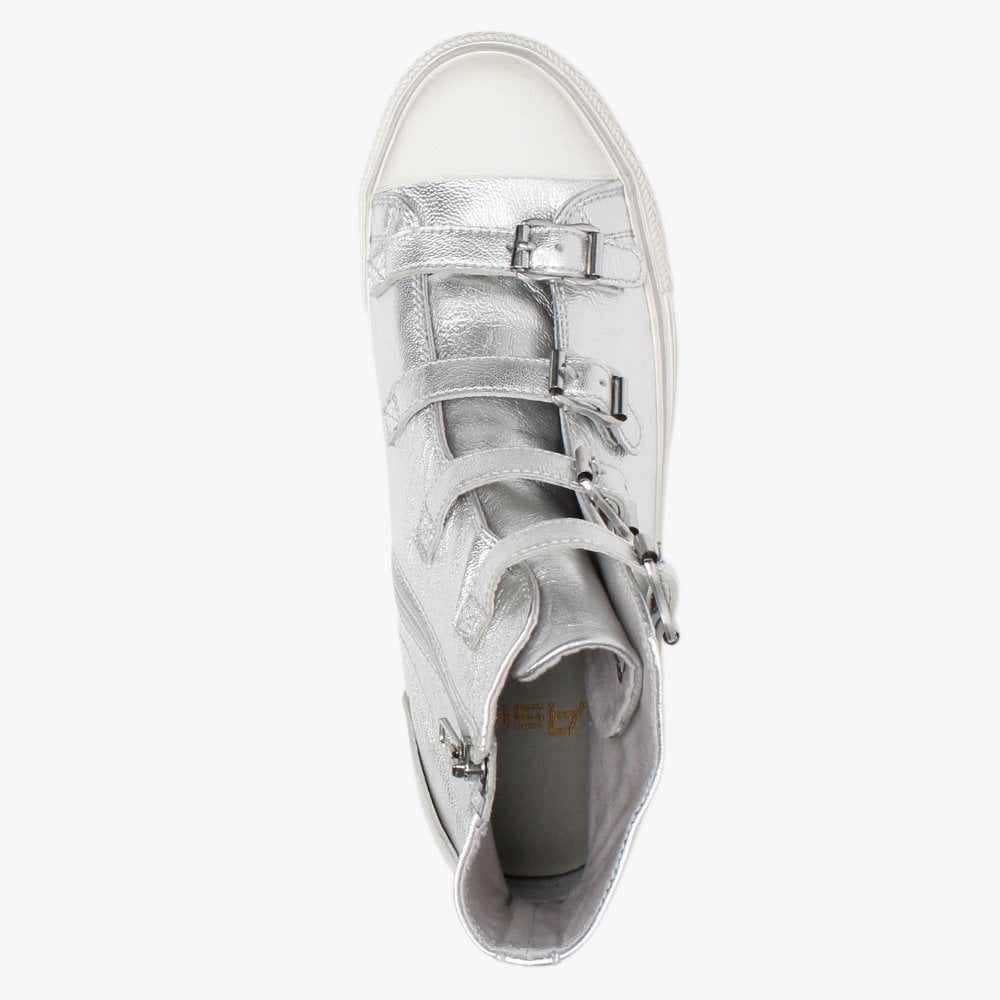 Virgin Bis Goat Metal Moon Leather High Top Trainers