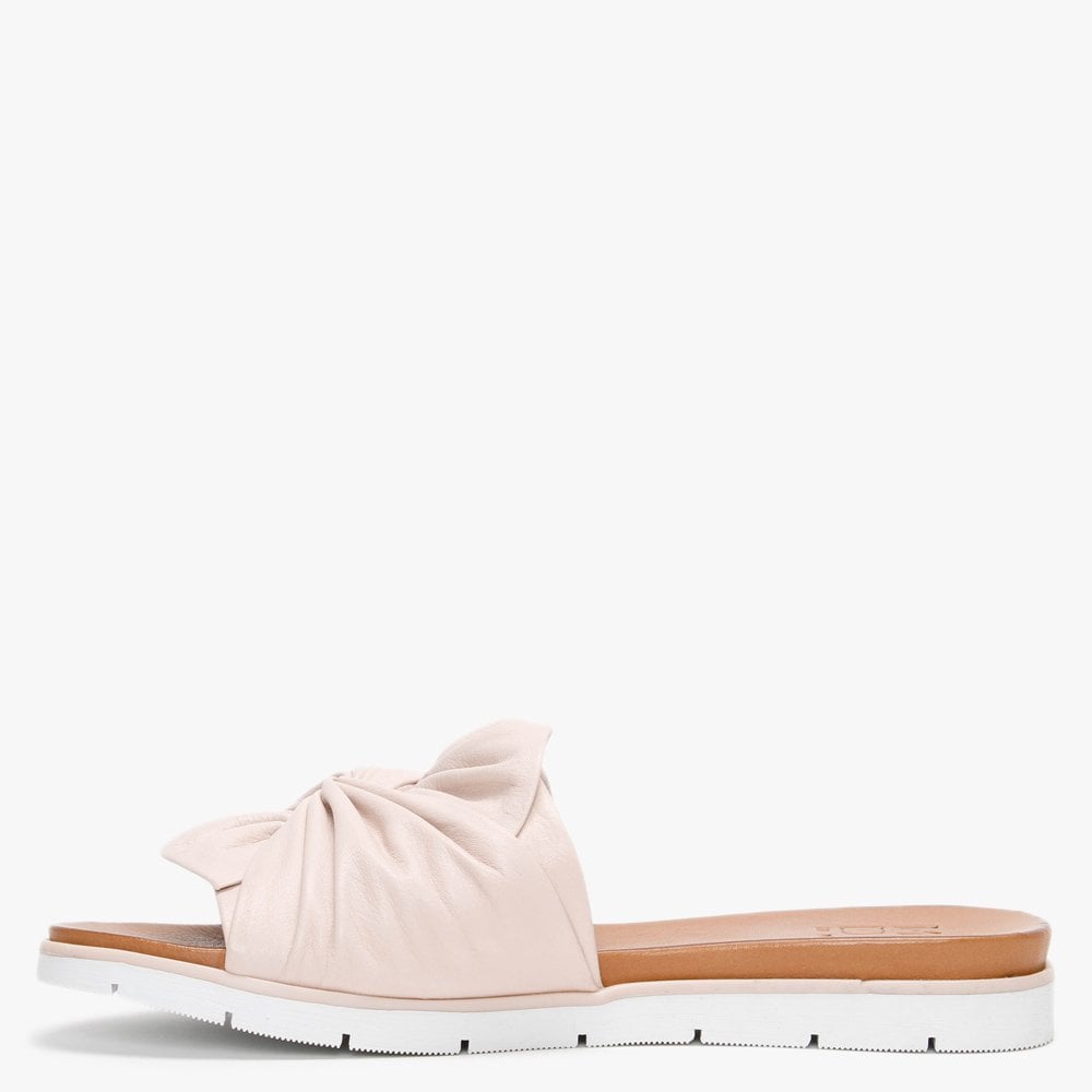 Organzana Nude Leather Mules