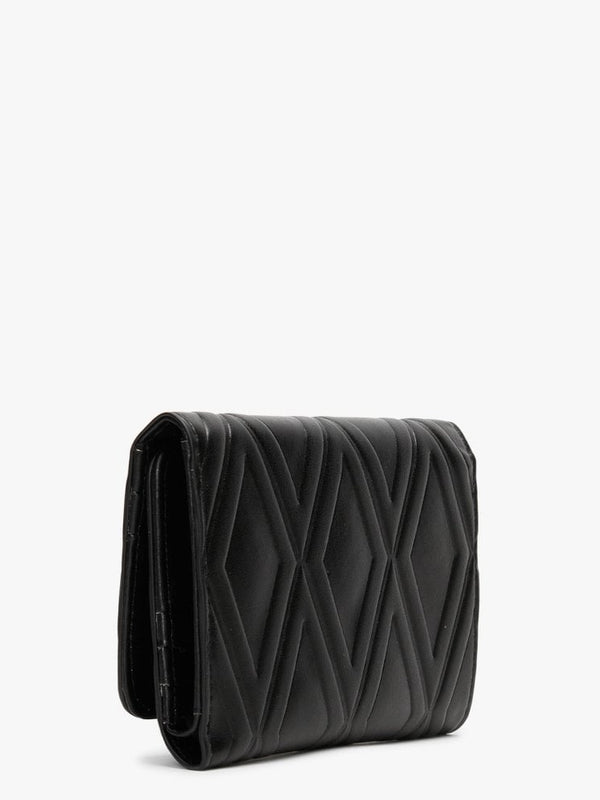 Pepa Black Quilted Wallet