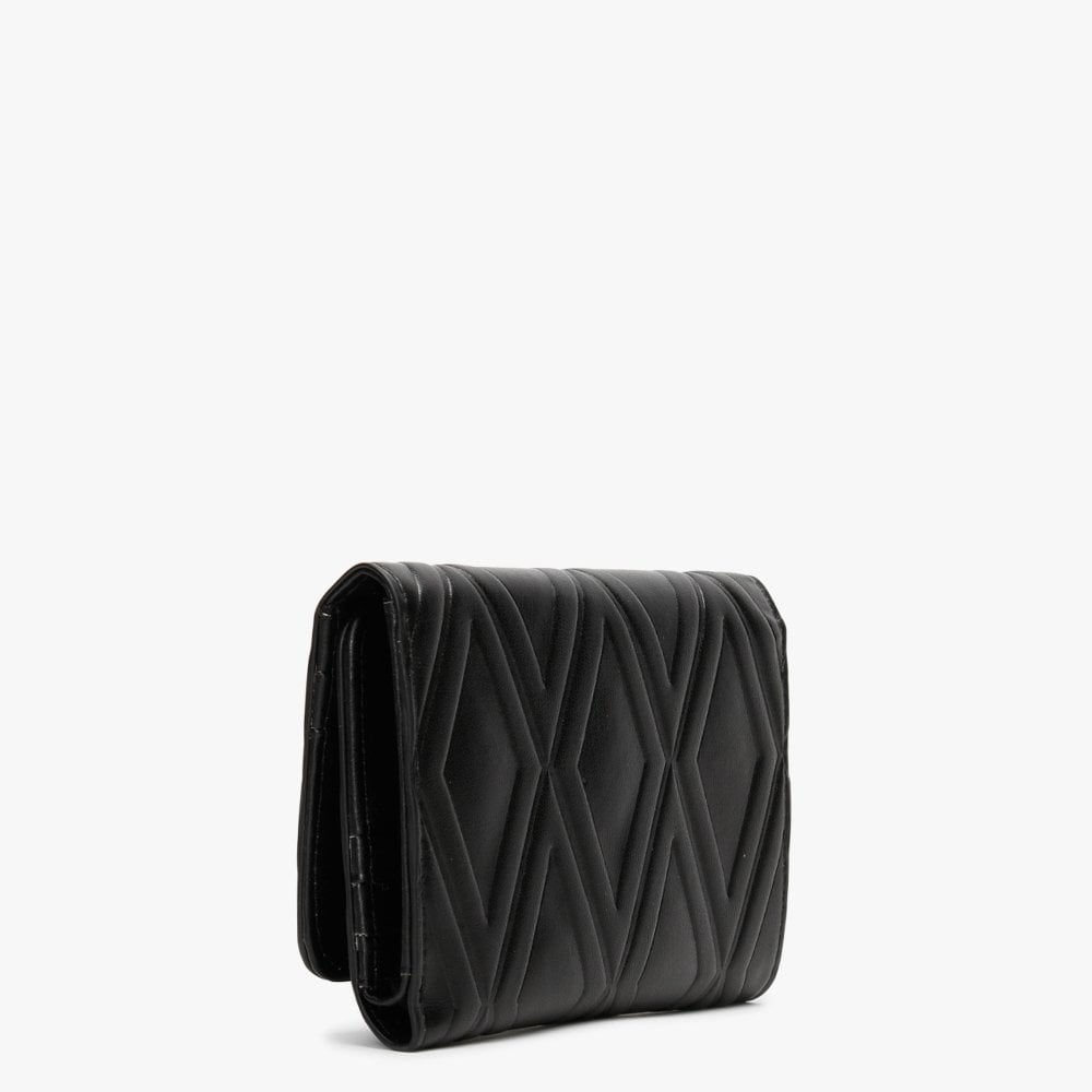 Pepa Black Quilted Wallet