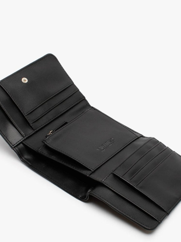 Pepa Black Quilted Wallet