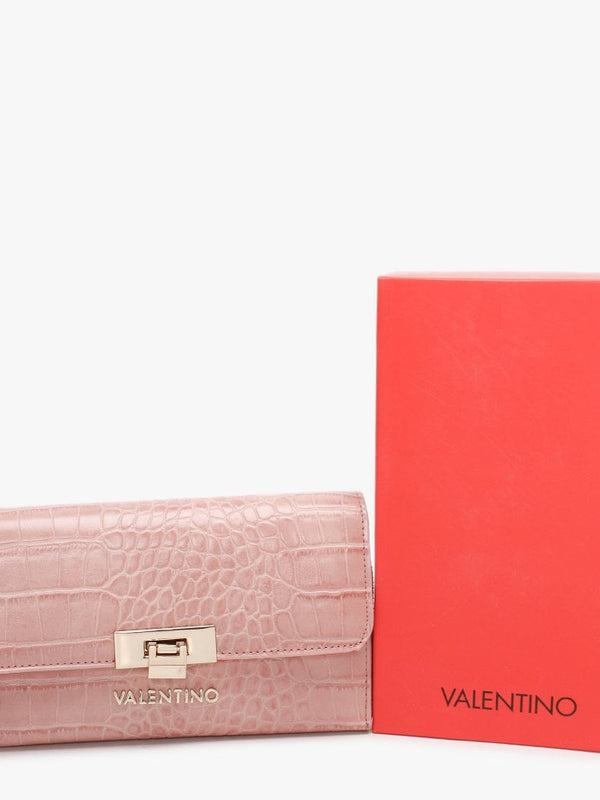 Anastasia Cipria Moc Croc Wallet On A Chain