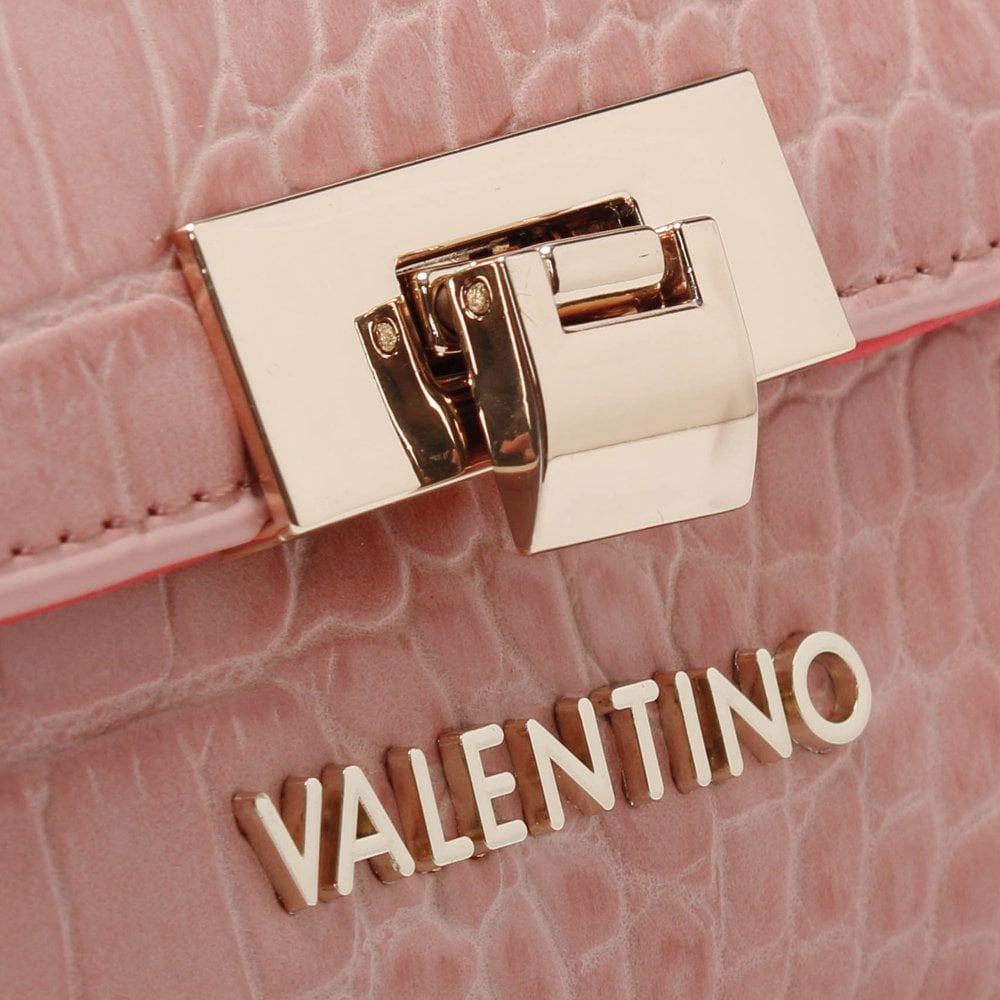 Anastasia Cipria Moc Croc Wallet On A Chain