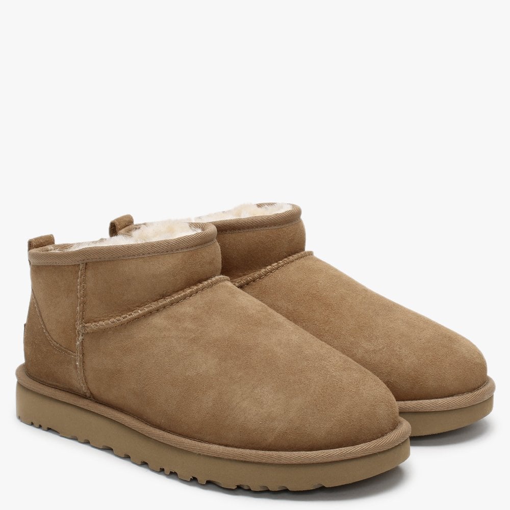 Classic Ultra Mini Chestnut Twinface Boots