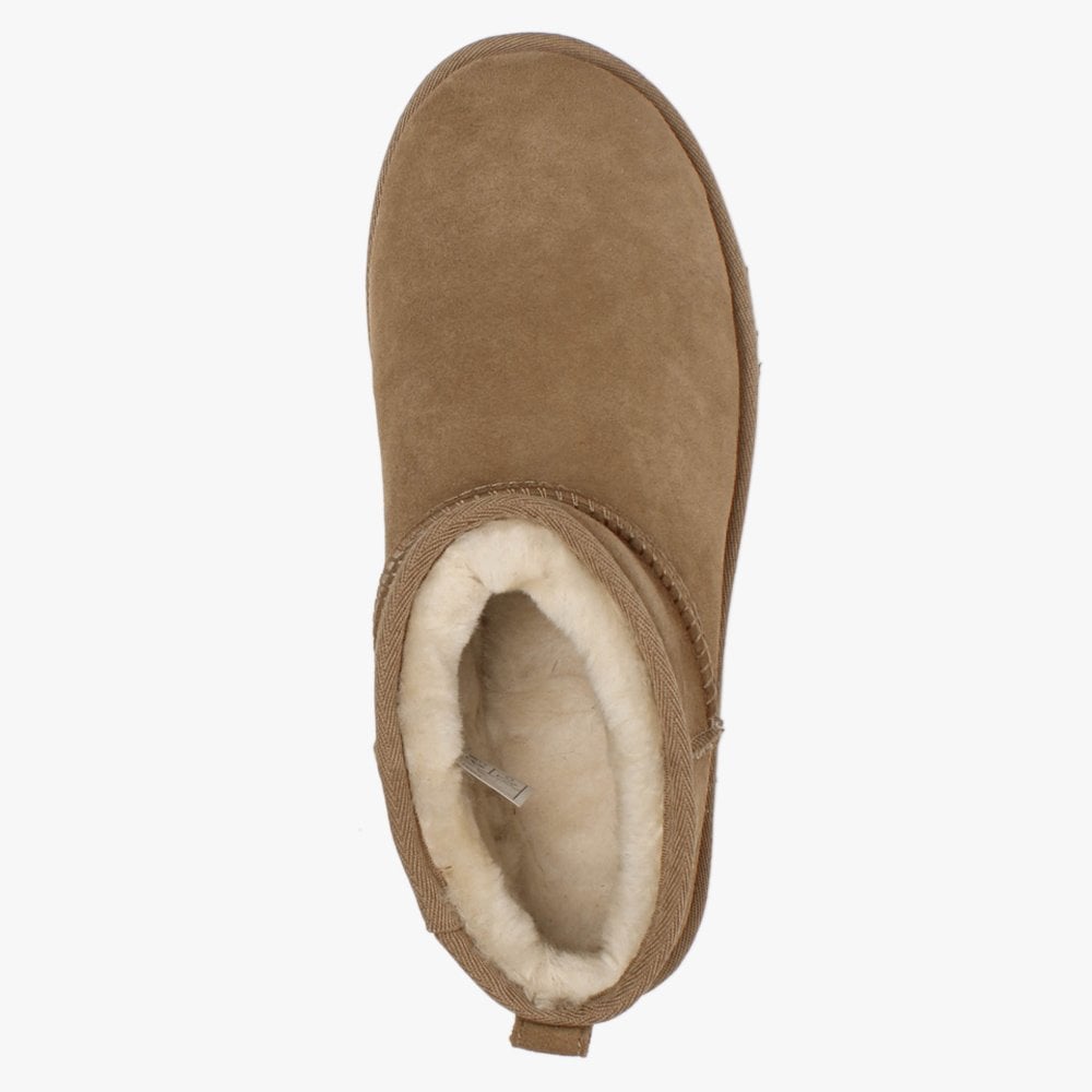 Classic Ultra Mini Chestnut Twinface Boots