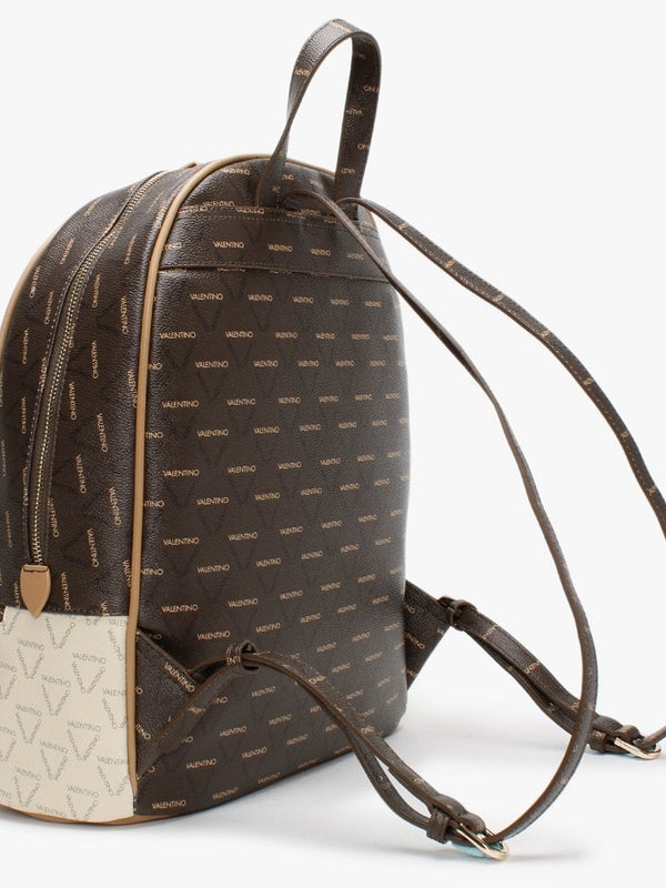 Lita Cuoio Multicolour Repeat Logo Backpack