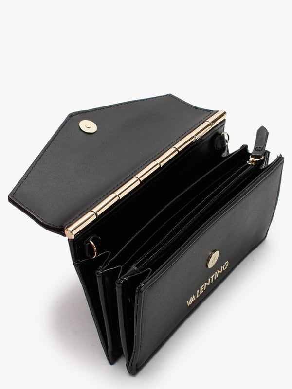 Amalia Black Structured Wallet On A Chain