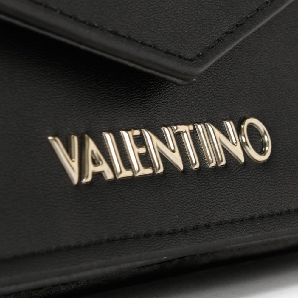 Amalia Black Structured Wallet On A Chain