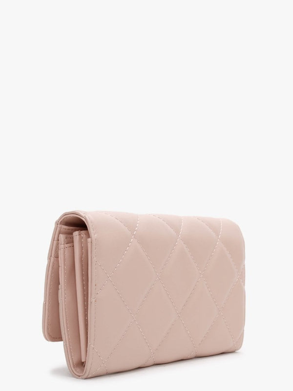 Ocarina Cipria Quilted Flap-Over Wallet