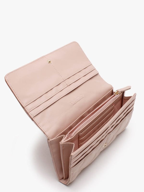 Ocarina Cipria Quilted Flap-Over Wallet