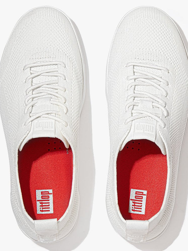 Rally Tonal Knit Urban White Trainers