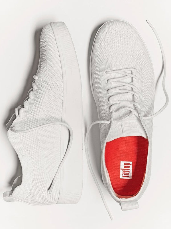 Rally Tonal Knit Urban White Trainers