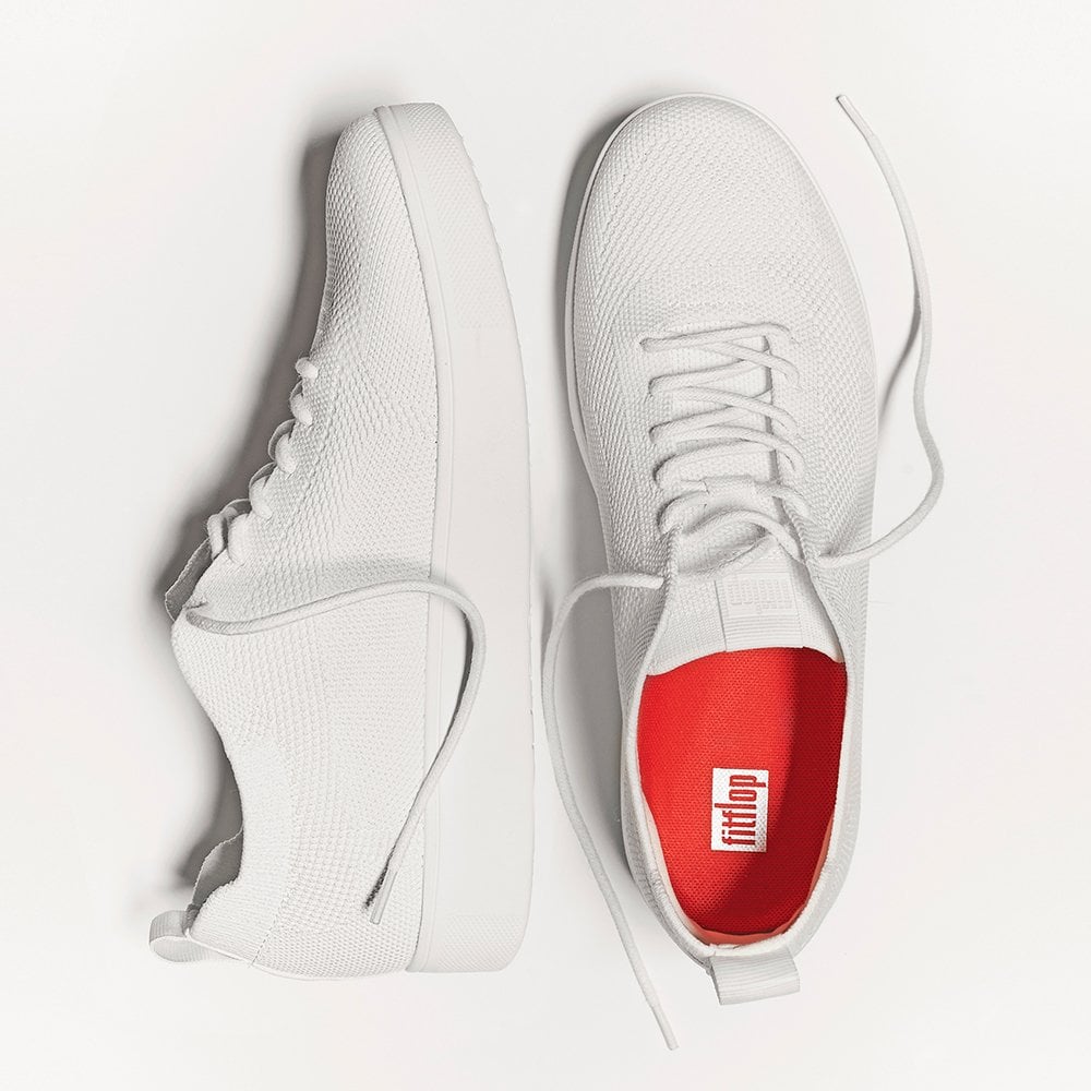 Rally Tonal Knit Urban White Trainers