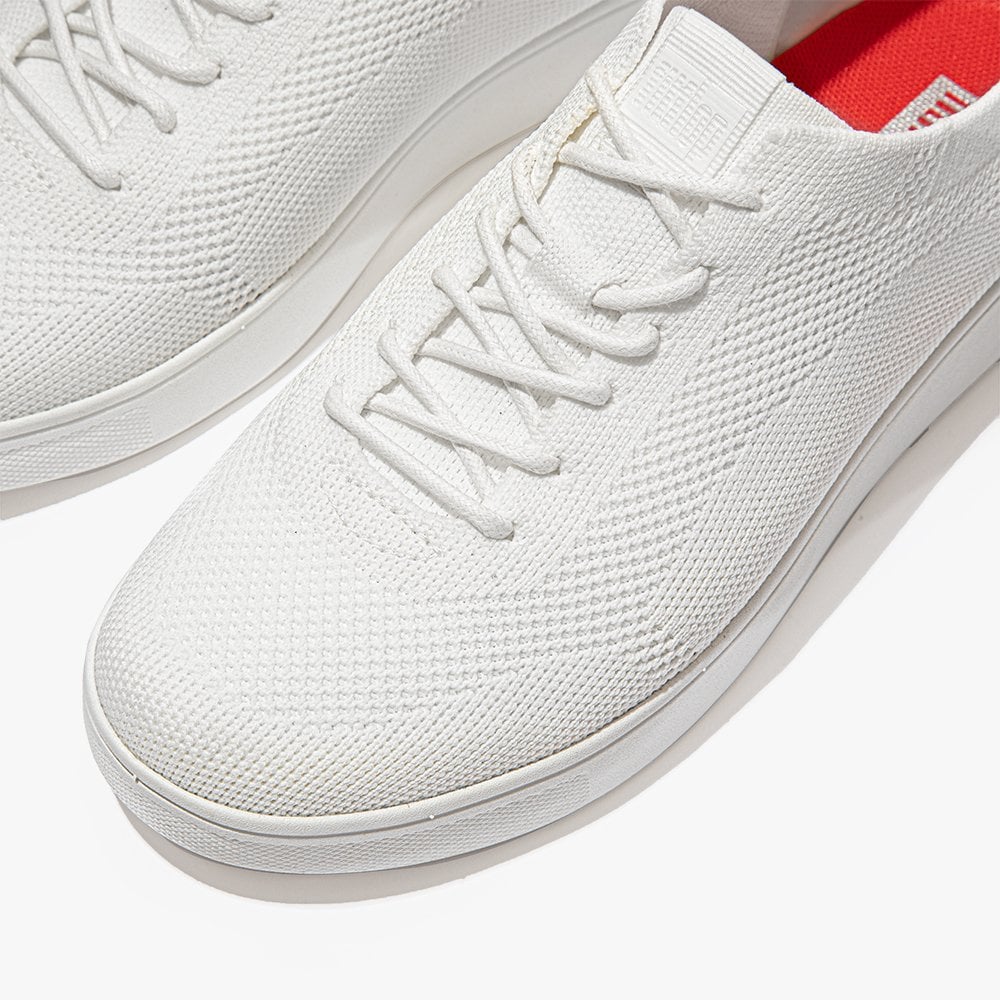 Rally Tonal Knit Urban White Trainers