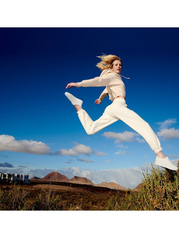 Rally Tonal Knit Urban White Trainers