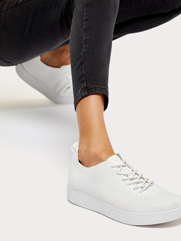 Rally Tonal Knit Urban White Trainers