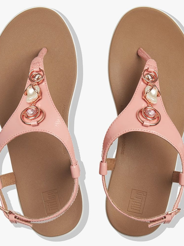 Lainey Embellished Rose Pink Sandals