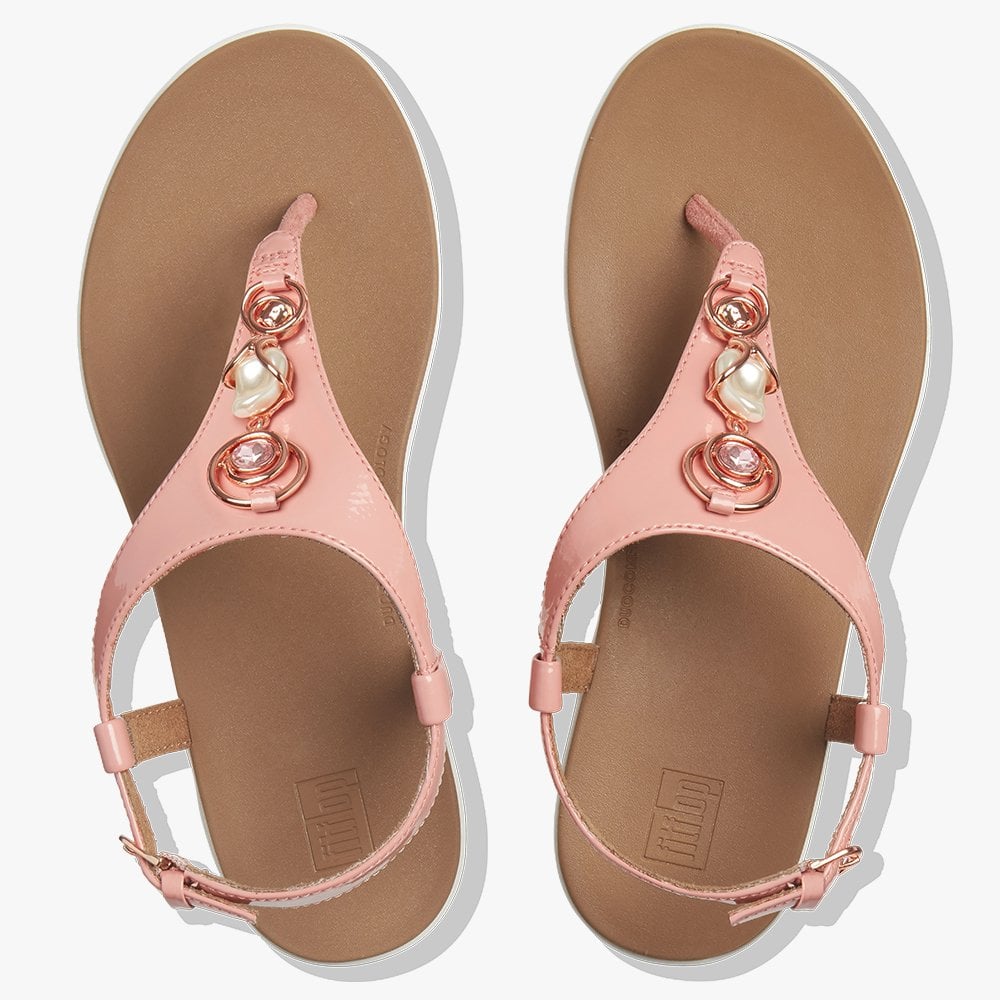 Lainey Embellished Rose Pink Sandals