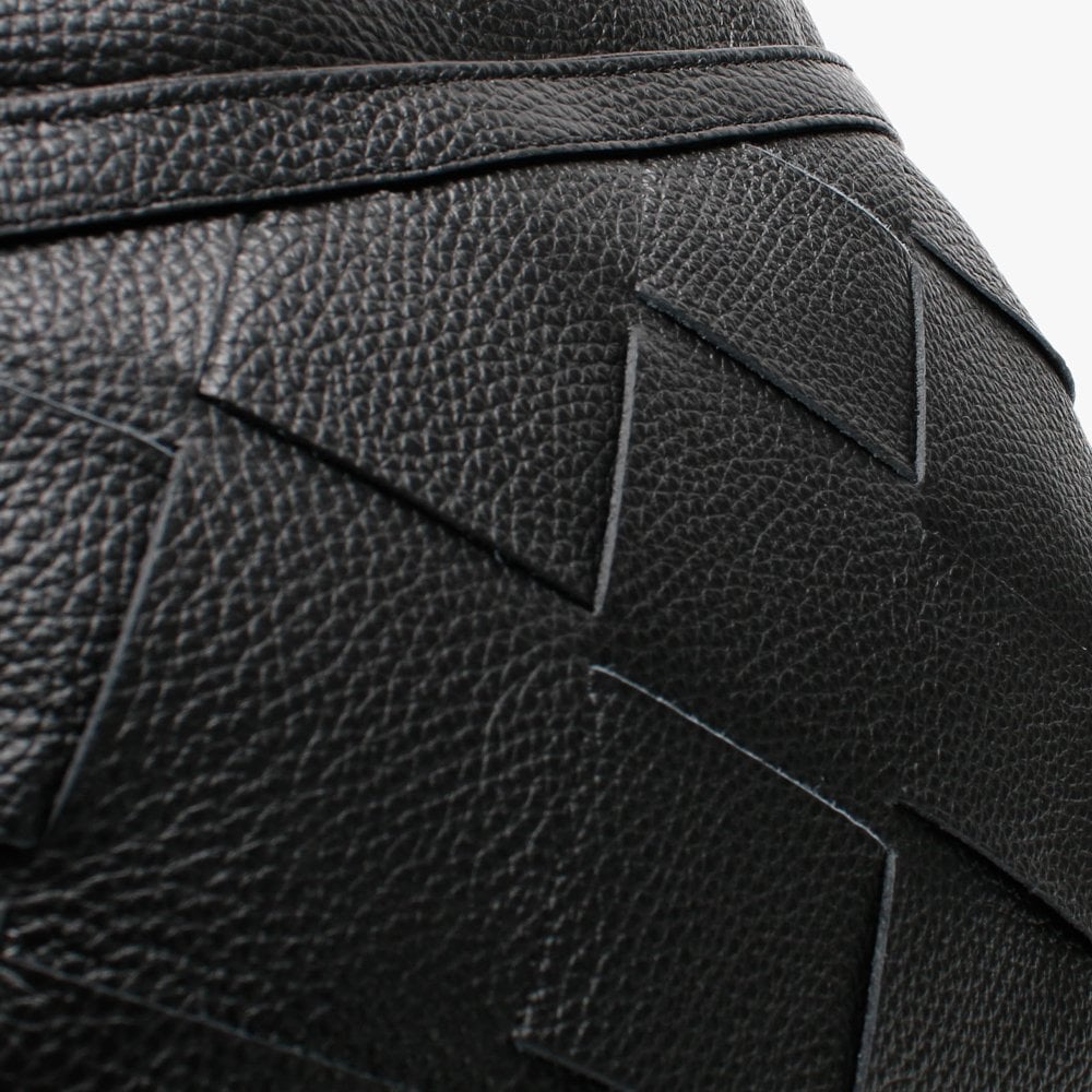 Diback Black Leather Backpack