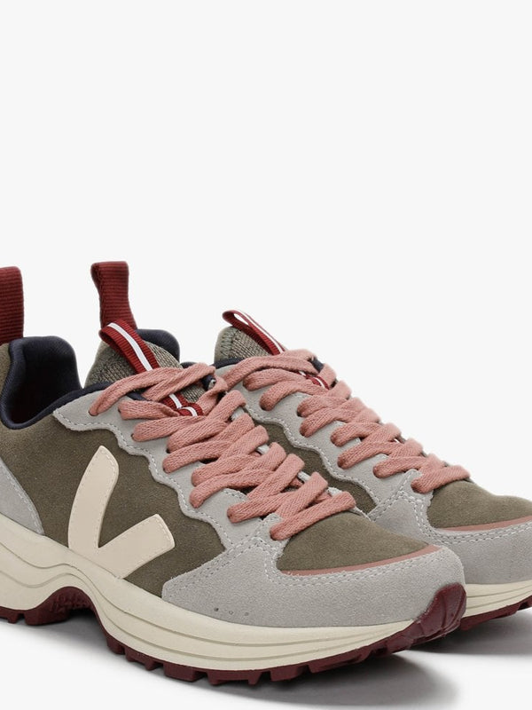 Venturi Suede Kaki Sable Oxford Grey Trainers