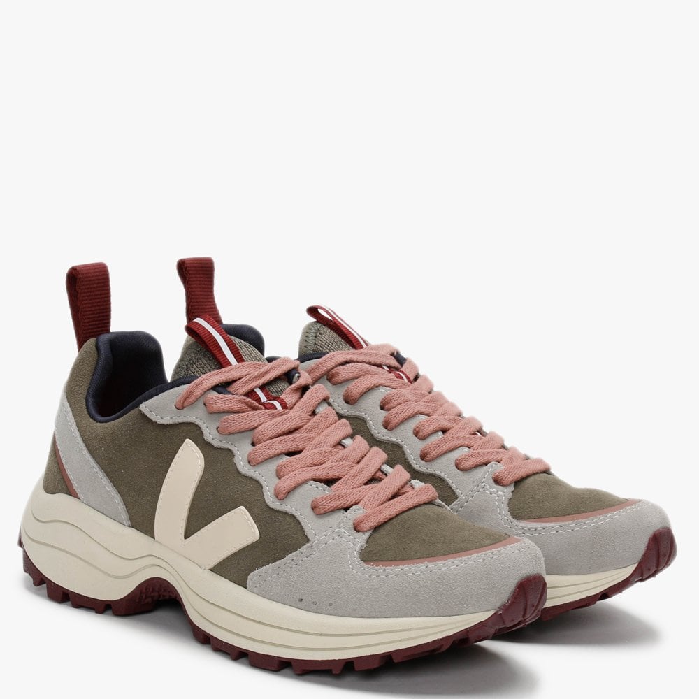 Venturi Suede Kaki Sable Oxford Grey Trainers