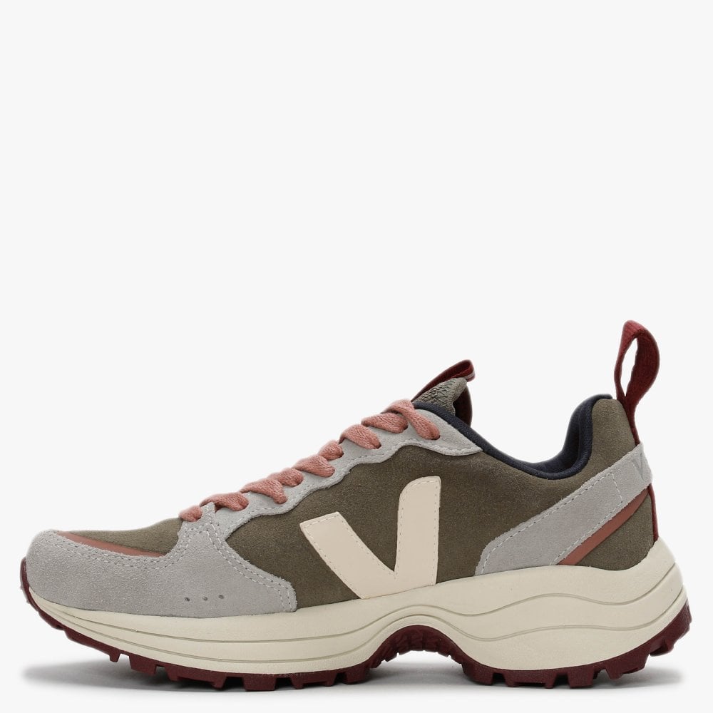 Venturi Suede Kaki Sable Oxford Grey Trainers